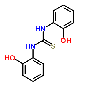 Thiourea,n,n-bis(2-hydroxyphenyl)- Structure,5442-42-2Structure