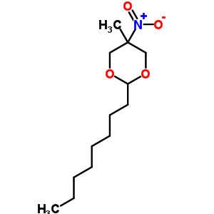 5-Methyl-5-nitro-2-octyl-1,3-dioxane Structure,5445-56-7Structure