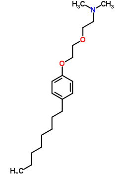 N,n-dimethyl-2-(2-(4-(2,4,4-trimethylpentan-2-yl)phenoxy)ethoxy)ethanamine Structure,5450-56-6Structure