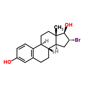 (16Alpha,17beta)-16-bromo-estra-1,3,5(10)-triene-3,17-diol Structure,54982-79-5Structure