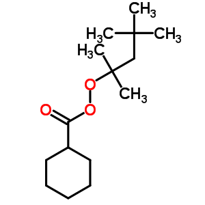 Cyclohexaneperoxycarboxylic acid 1,1,3,3-tetramethylbutyl ester Structure,55446-21-4Structure