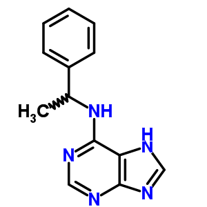 N-(1-phenylethyl)-9h-purin-6-amine Structure,55553-54-3Structure