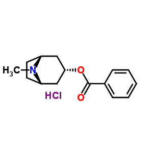 Endo-tropacocaine (8-methyl-8-azabicyclo[3.2.1]oct-3-yl) benzoate hydrochloride Structure,55623-27-3Structure