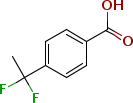 4-(1,1-Difluoroethyl)benzoic acid Structure,55805-14-6Structure