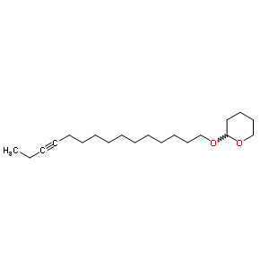 2-(12-Pentadecynyloxy)tetrahydro-2h-pyran Structure,56666-38-7Structure