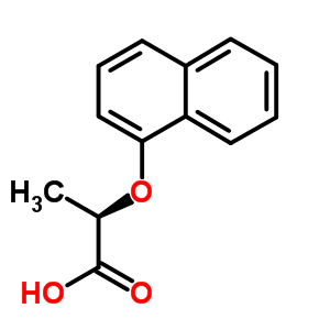 2-(Napth-1-yloxy)propionic acid Structure,57128-29-7Structure