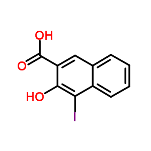 3-Hydroxy-4-iodonaphthalene-2-carboxylic acid Structure,57754-61-7Structure