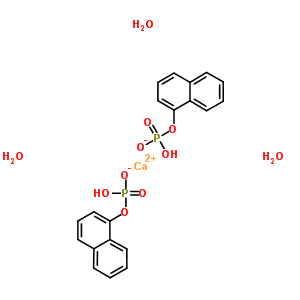 Calcium 1-naphthyl phosphate Structure,57775-19-6Structure