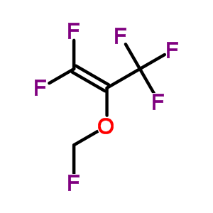 Fluoromethyl 2,2-difluoro-1-(trifluoromethyl)vinyl ether Structure,58109-34-5Structure