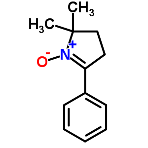 5,5-Dimethyl-2-phenyl-1-pyrroline-n-oxide Structure,58134-17-1Structure