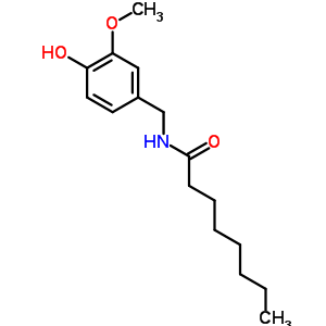 N-vanillyloctanamide Structure,58493-47-3Structure