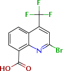 2-Bromo-4-trifluoromethyl-8-quinolinecarboxylic acid Structure,590372-23-9Structure