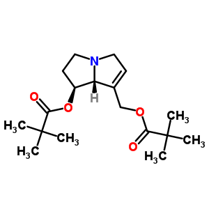 (1S,7ar)-2,3,5,7alpha-tetrahydro-1beta-hydroxy-1h-pyrrolizine-7-methanol bis(2,2-dimethylpropionate) Structure,59532-51-3Structure