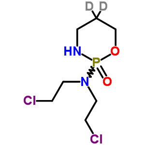 N,n-bis(2-chloroethyl)tetrahydro-5-d-2h-1,3,2-oxazaphosphorin-5-d-2-amine 2-oxide Structure,59720-09-1Structure