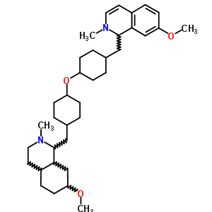 7-Methoxy-1-[[4-[4-[(7-methoxy-2-methyl-3,4,4a,5,6,7,8,8a-octahydro-1h-isoquinolin-1-yl)methyl]cyclohexyl]oxycyclohexyl]methyl]-2-methyl-1h-isoquinoline Structure,61307-23-1Structure