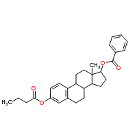 1,3,5(10)-Estratriene-3,17β-diol 17-benzoate 3-butanoate Structure,63042-19-3Structure