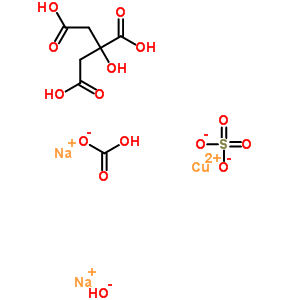 2-Hydroxy-1,2,3-propanetricarboxylic acid mixt. with copper sulfate (1:1) sodium hydrogen carbonate and sodium hydroxide Structure,63126-89-6Structure