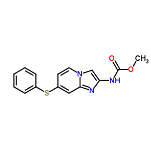 (5-Phenylsulfanyl-imidazo[1,2-a]pyridin-2-yl)-carbamic acid methyl ester Structure,64064-60-4Structure