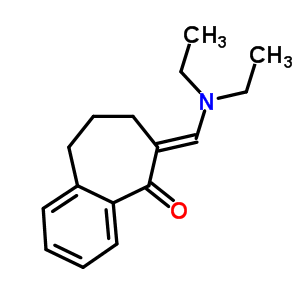 5H-benzocyclohepten-5-one,6-[(diethylamino)methylene]-6,7,8,9-tetrahydro- Structure,64353-51-1Structure