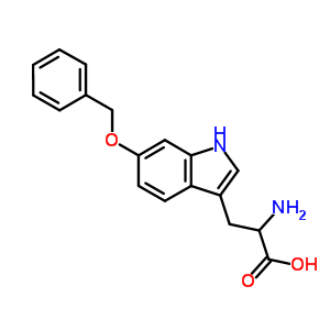 Tryptophan, 6-(phenylmethoxy)- Structure,67607-63-0Structure