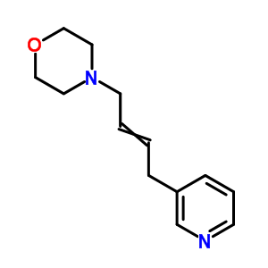 4-(4-Pyridin-3-ylbut-2-enyl)morpholine Structure,68036-74-8Structure