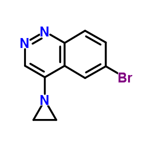 4-(1-Aziridinyl)-6-bromocinnoline Structure,68211-07-4Structure