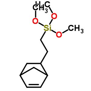 Norbornenyl ethyl trimethoxysilane Structure,68245-19-2Structure