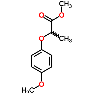 Methyl 2-(4-methoxyphenoxy)propionate Structure,69033-92-7Structure