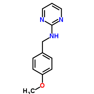 N-[(4-methoxyphenyl)methyl]pyrimidin-2-amine Structure,6957-21-7Structure