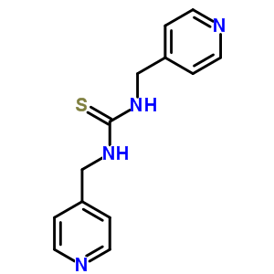 Thiourea,n,n-bis(4-pyridinylmethyl)- Structure,6965-00-0Structure