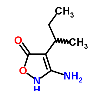 5(2H)-isoxazolone,3-amino-4-(1-methylpropyl)-(9ci) Structure,6972-95-8Structure