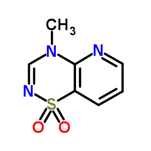 4-Methylpyrido(2,3-e)-1,2,4-thiadiazine 1,1-dioxide Structure,70661-84-6Structure