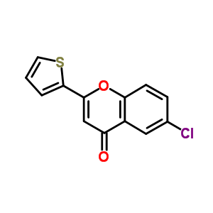 6-Chloro-2-thiophen-2-yl-chromen-4-one Structure,7209-74-7Structure