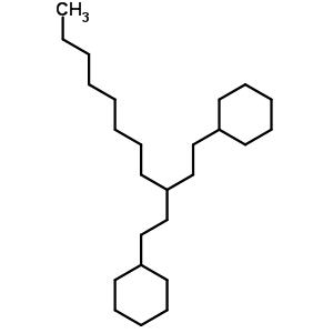 1-環(huán)己基-3-(2-環(huán)己基乙基)-十一烷結(jié)構(gòu)式_7225-69-6結(jié)構(gòu)式