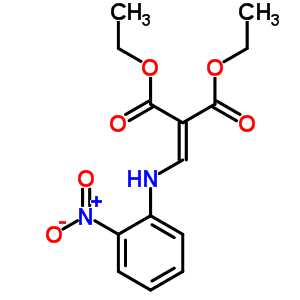 Diethyl 2-((2-nitrophenylamino)methylene)malonate Structure,7255-58-5Structure