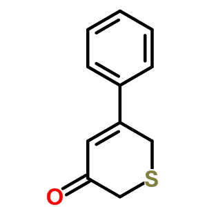 5-Phenyl-6h-thiopyran-3-one Structure,73269-13-3Structure