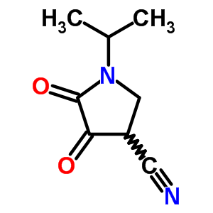 4,5-Dioxo-1-propan-2-yl-pyrrolidine-3-carbonitrile Structure,7399-08-8Structure