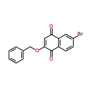 6-Bromo-2-phenylmethoxy-naphthalene-1,4-dione Structure,7475-37-8Structure