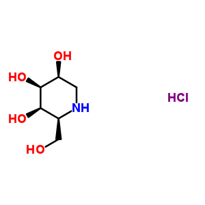 Deoxygalactonojirimycin, hydrochloride Structure,75172-81-5Structure