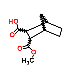 Bicyclo[2,21]heptane-2,3-dicarboxylic acid monomethyl ester Structure,76232-01-4Structure