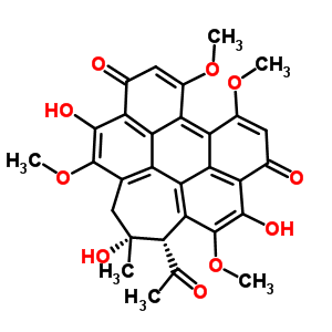 Hypocrellin a standard Structure,77029-83-5Structure