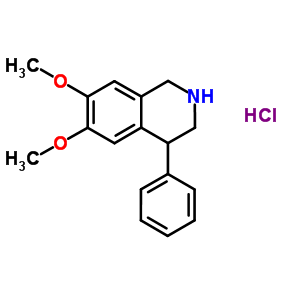 6,7-Dimethoxy-4-phenyl 1,2,3,4-tetrahydroisoquinoline hydrochloride Structure,78238-94-5Structure