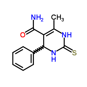 5-Pyrimidinecarboxamide,1,2,3,4-tetrahydro-6-methyl-4-phenyl-2-thioxo- Structure,78468-07-2Structure