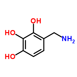 4-(Aminomethyl)benzene-1,2,3-triol Structure,79490-80-5Structure