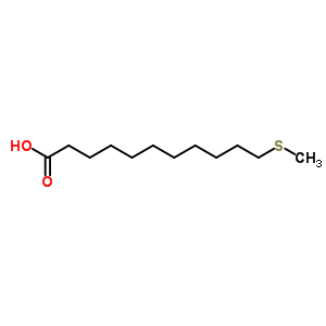 11-(甲基硫代)-十一酸結構式_80683-81-4結構式