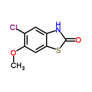 2(3H)-benzothiazolone, 5-chloro-6-methoxy- Structure,80689-15-2Structure