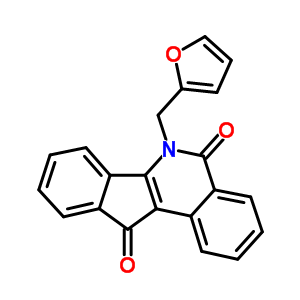 6-(2-Furylmethyl)-5h-indeno(1,2-c)isoquinoline-5,11(6h)-dione Structure,81721-81-5Structure