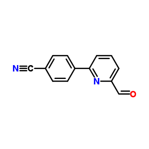 4-(6-Formylpyridin-2-yl)benzonitrile Structure,834884-79-6Structure