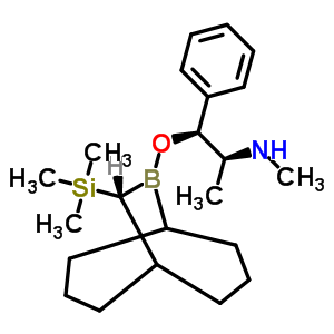 N,α-dimethyl-β-[[(10r)-10-(trimethylsilyl)-9-borabicyclo[3.3.2]dec-9-yl]oxy]-(αs,βs)-benzeneethanamine Structure,848618-13-3Structure