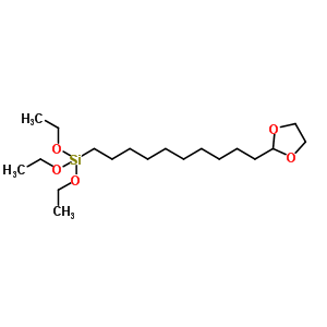 Triethoxysilylundecanal, ethylene glycol acetal Structure,866935-66-2Structure